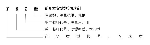 YHY60(B)礦用本安型數(shù)字壓力計(jì)